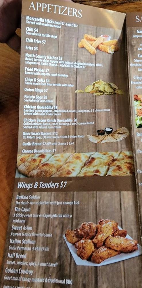 Sunny & Jillians Pizza & Pub Menu image 1