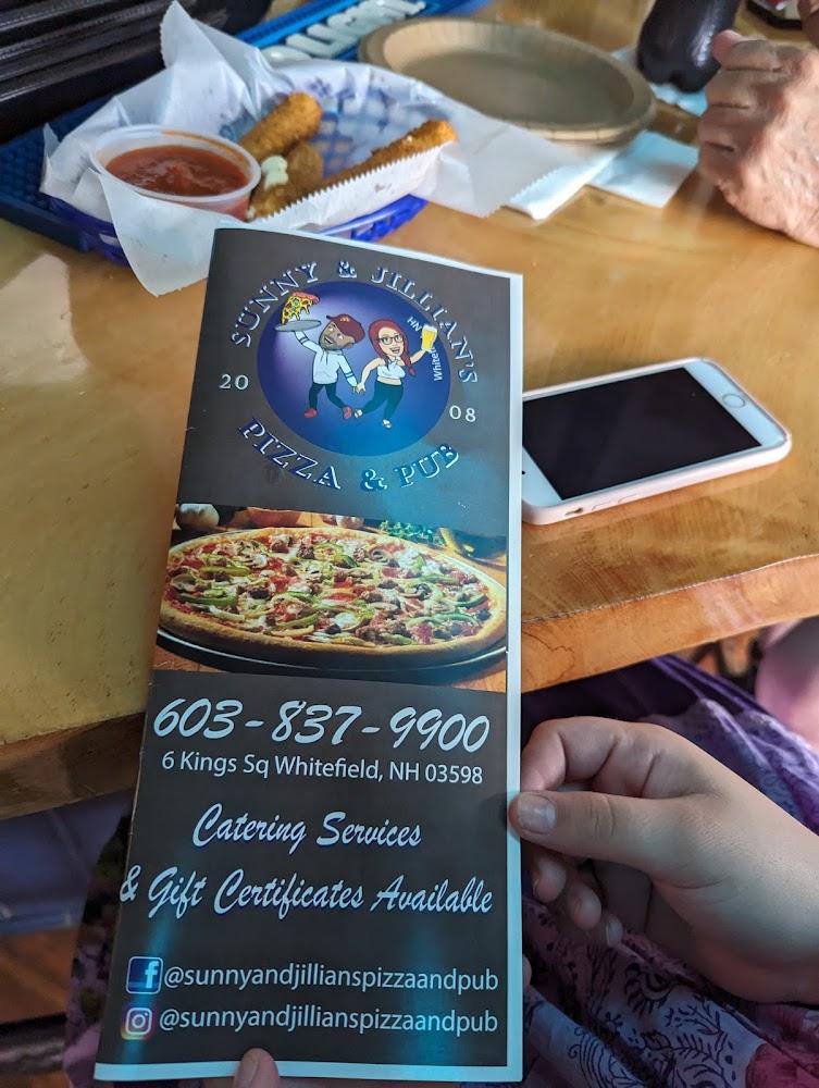Sunny & Jillians Pizza & Pub Menu image 2